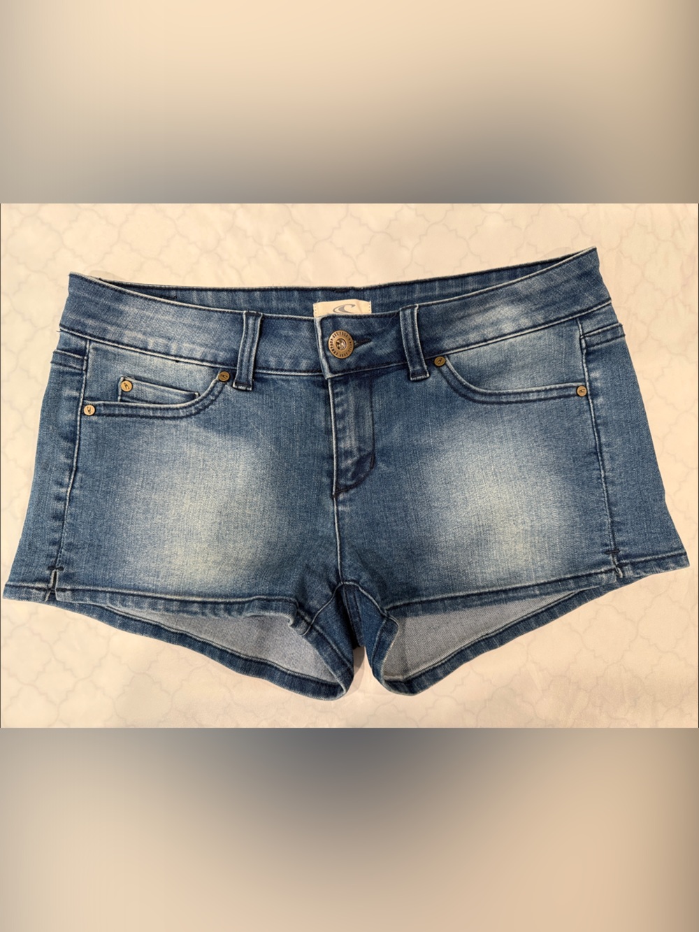 Vintage Y2K O’Neill Low Rise Micro Denim Shorts Juniors Stretch